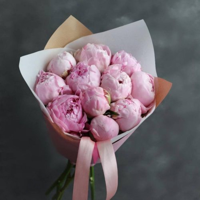 Букет из 11 пион Букет из 11 пион
