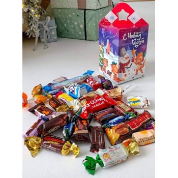 Новогодний мешочек конфет Новогодний мешочек конфет