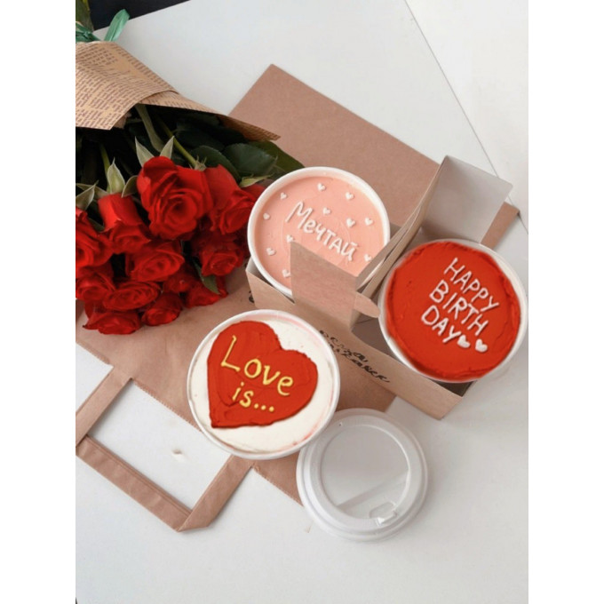 Комбо 15 роз Рояль